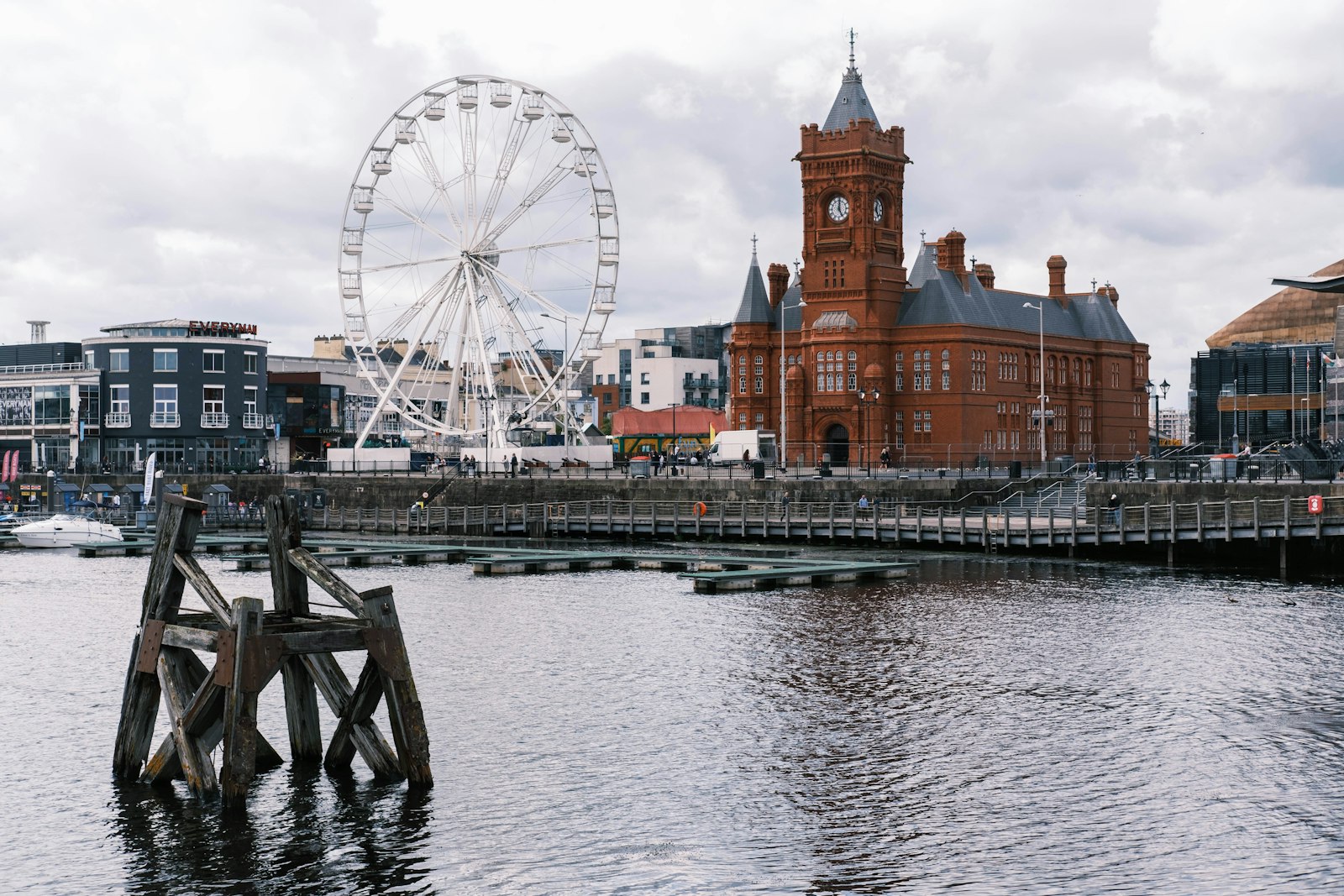 The Pierhead Building in Cardiff Bay.